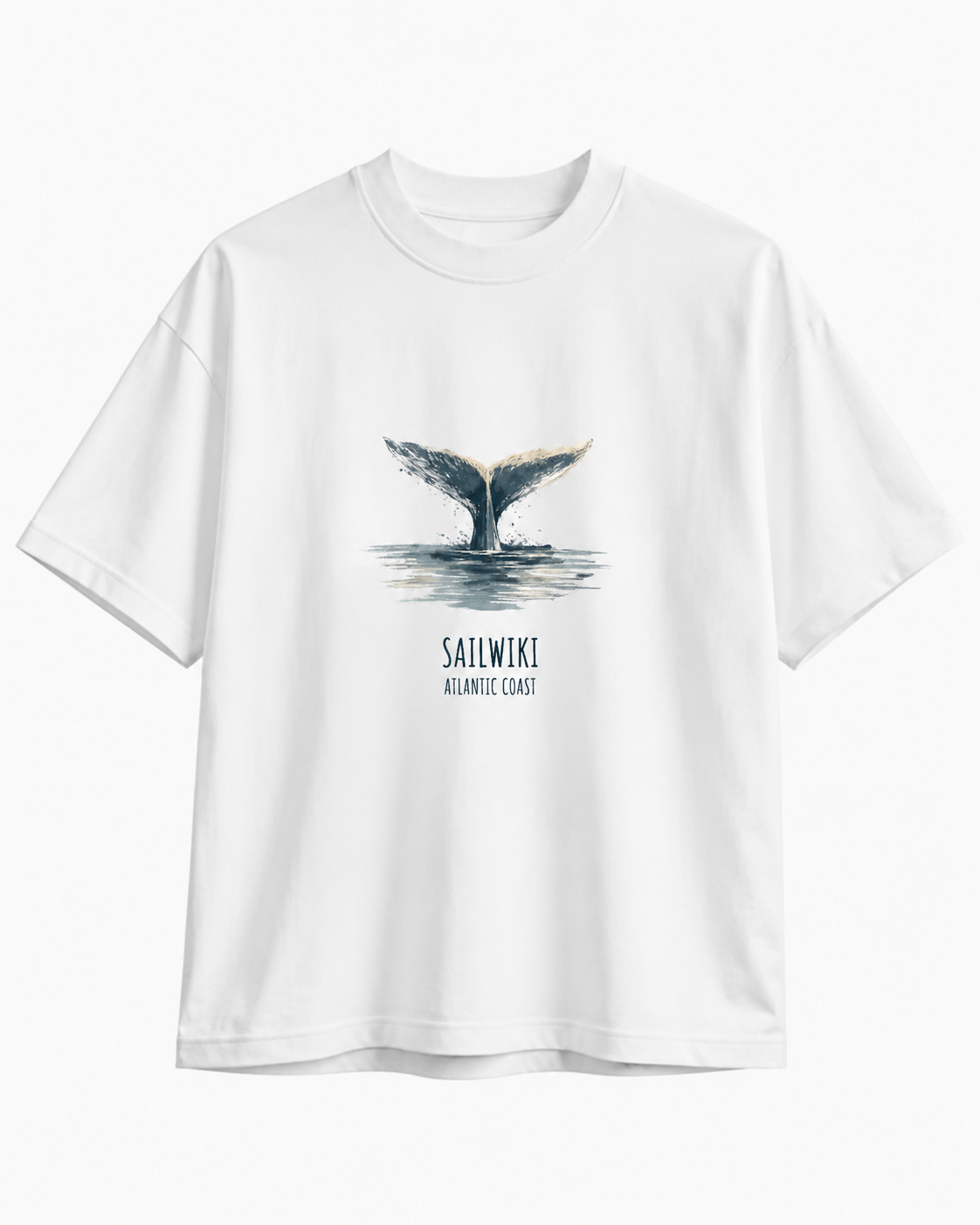 "Whale Tail" Oversized T-shirt